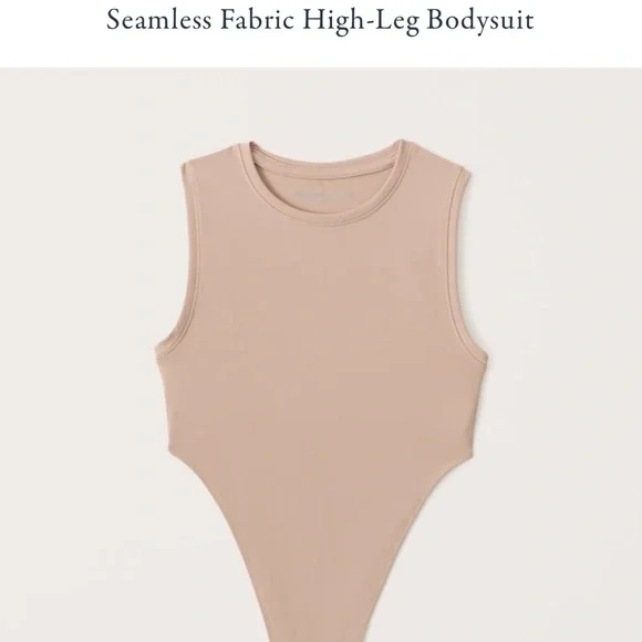 abercrombie soft a&f collection nude highleg body suit - Picture 1 of 6